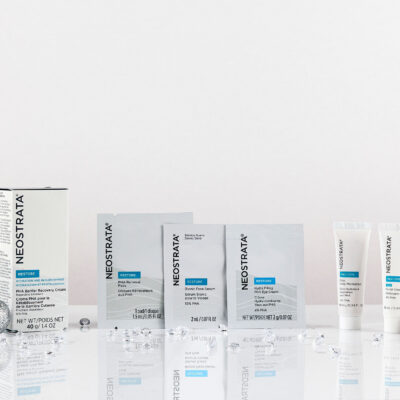 PHA Barrier Recovery Cream 40g with the five trial-size products in the NEOSTRATA Restore Gift Set