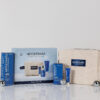 NEOSTRATA Skin Active Gift Set contents and cream beauty bag with silver baubles