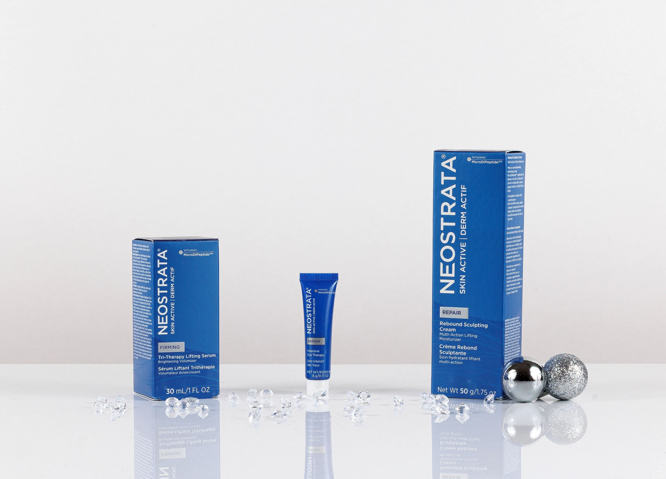 Rebound Sculpting Cream 50g, Tri-Therapy Lifting Serum 30ml and Intensive Eye Therapy 5g in the Skin Active Gift Set